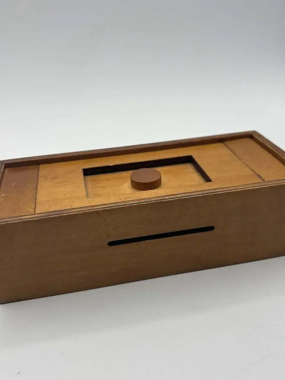 Wooden Puzzle Gift Box with Hidden Compartments, Secret Drawer, some small items
